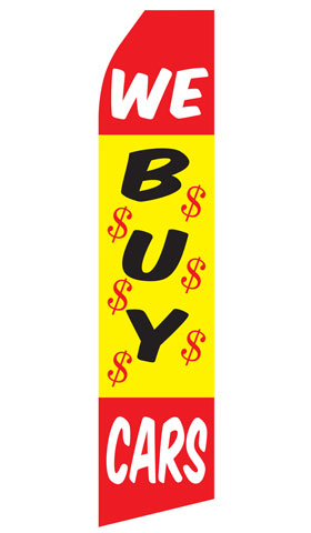 Econo Stock Flag - We Buy Cars
