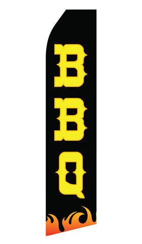 Black BBQ Econo Stock Flag