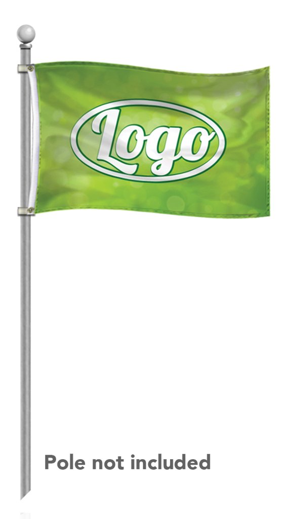 Custom Pole Flag – 5′ x 3′