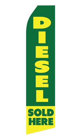 Diesel Sold Here Econo Stock Flag NYC