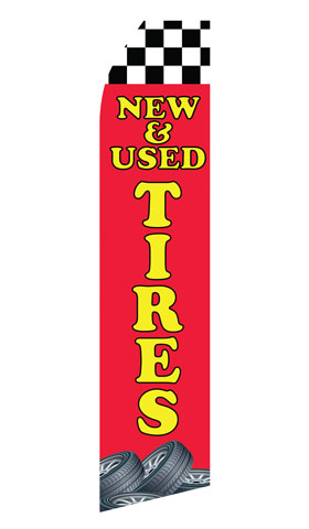 New and Used Tires Econo Stock Flag