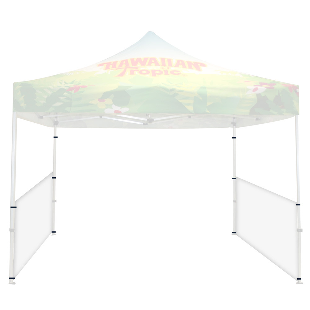 1 Half Side Wall For 10 Ft. Casita Canopy Tent – White Wall (No Graphic Print )