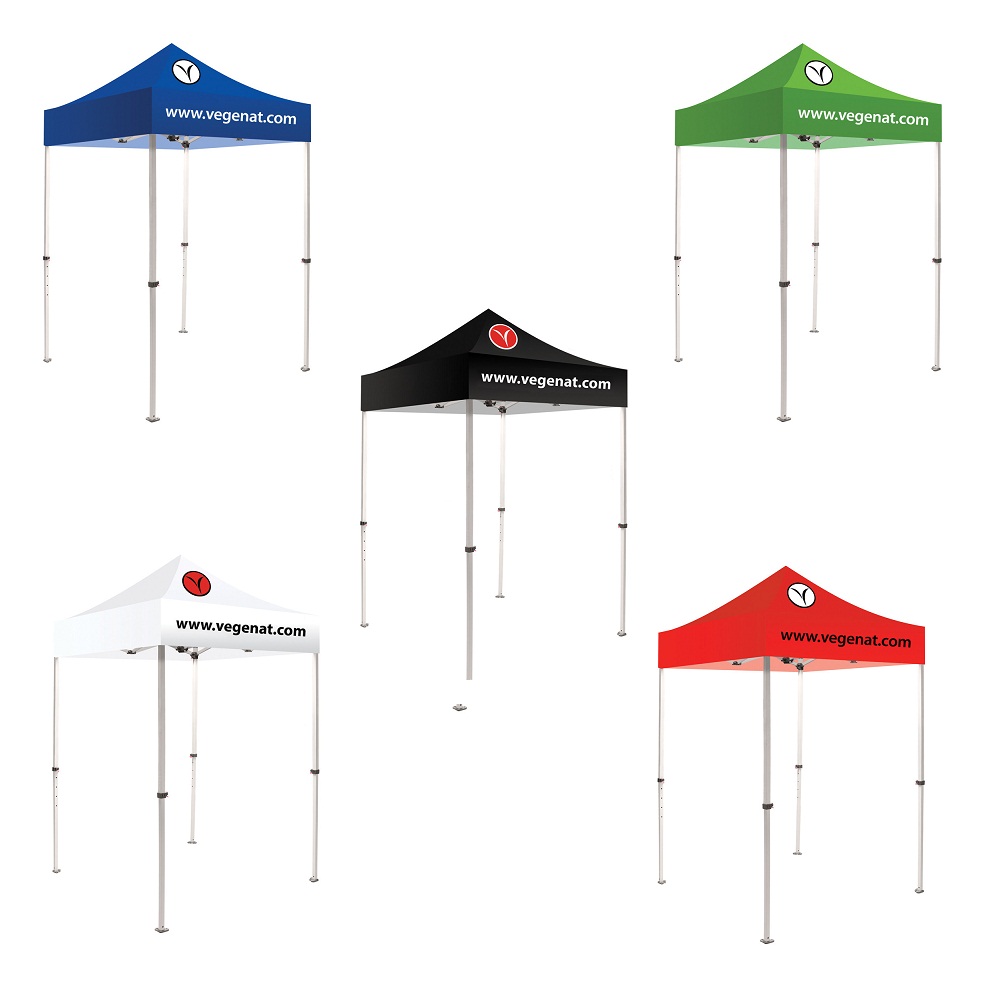 Casita Canopy Tent 5 Ft. Steel Stock Top 2 Color Logo Package (Hardware & Print)