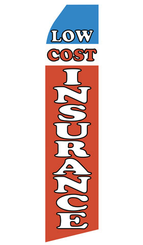 Low Cost Insurance Econo Stock Flag
