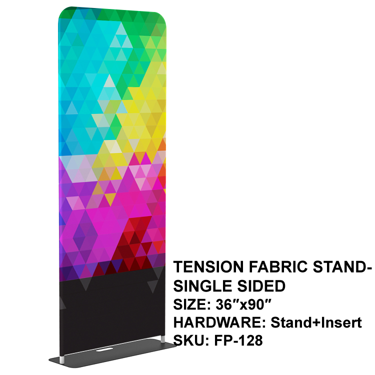Tension Fabric Stand (Single Sided) – 36″x90″