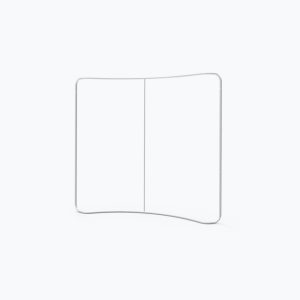 8ft Curved Tension Fabric Display (Hardware Only)