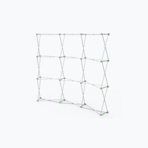 8ft Curved Velcro Fabric Pop Up Display (Hardware Only)